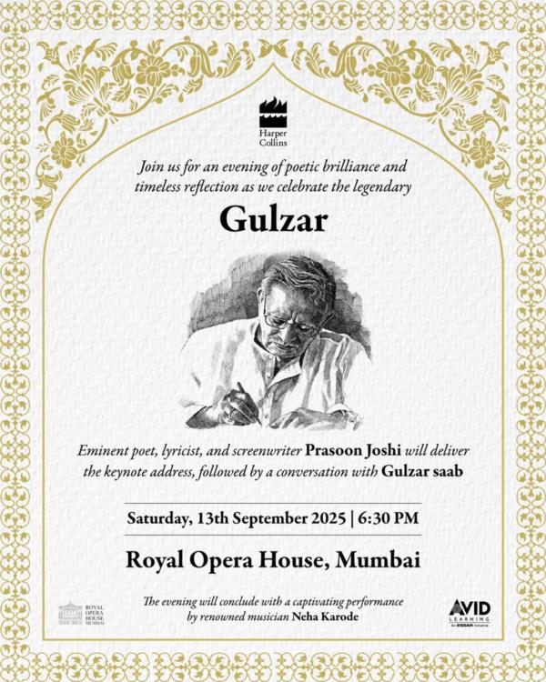 Celebrate the Legendary Gulzar