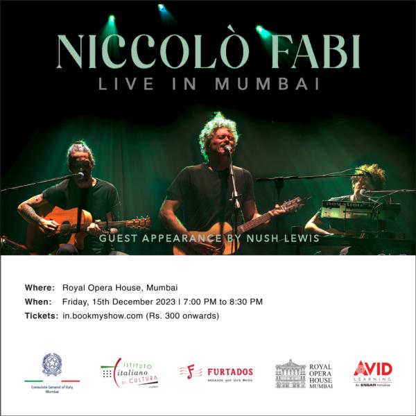 Niccolò Fabi : Live in Mumbai