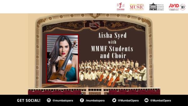 Aisha Syed with MMMF Students and Choir