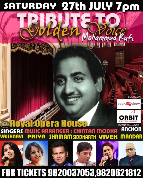 Tribute to Golden Voice of Mohammed Rafi