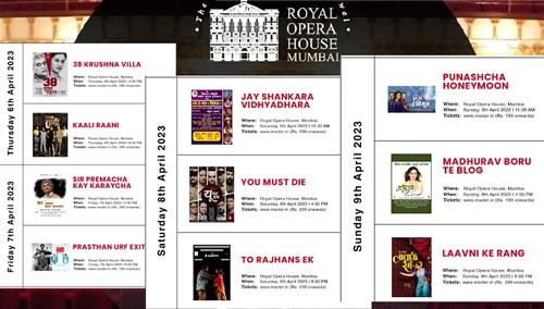 Royal Opera House to host first ever Marathi theatre festival 'Natya Velhal' from April 6th to 9th